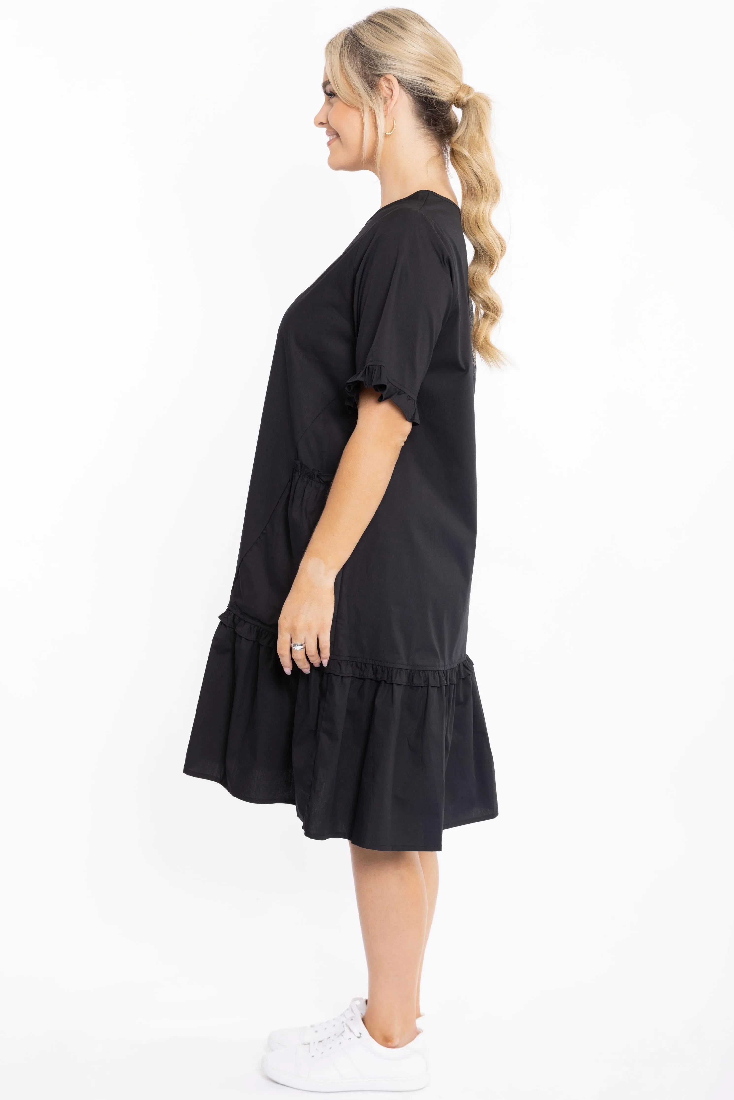 FINAL SALE Forever Dress in Black