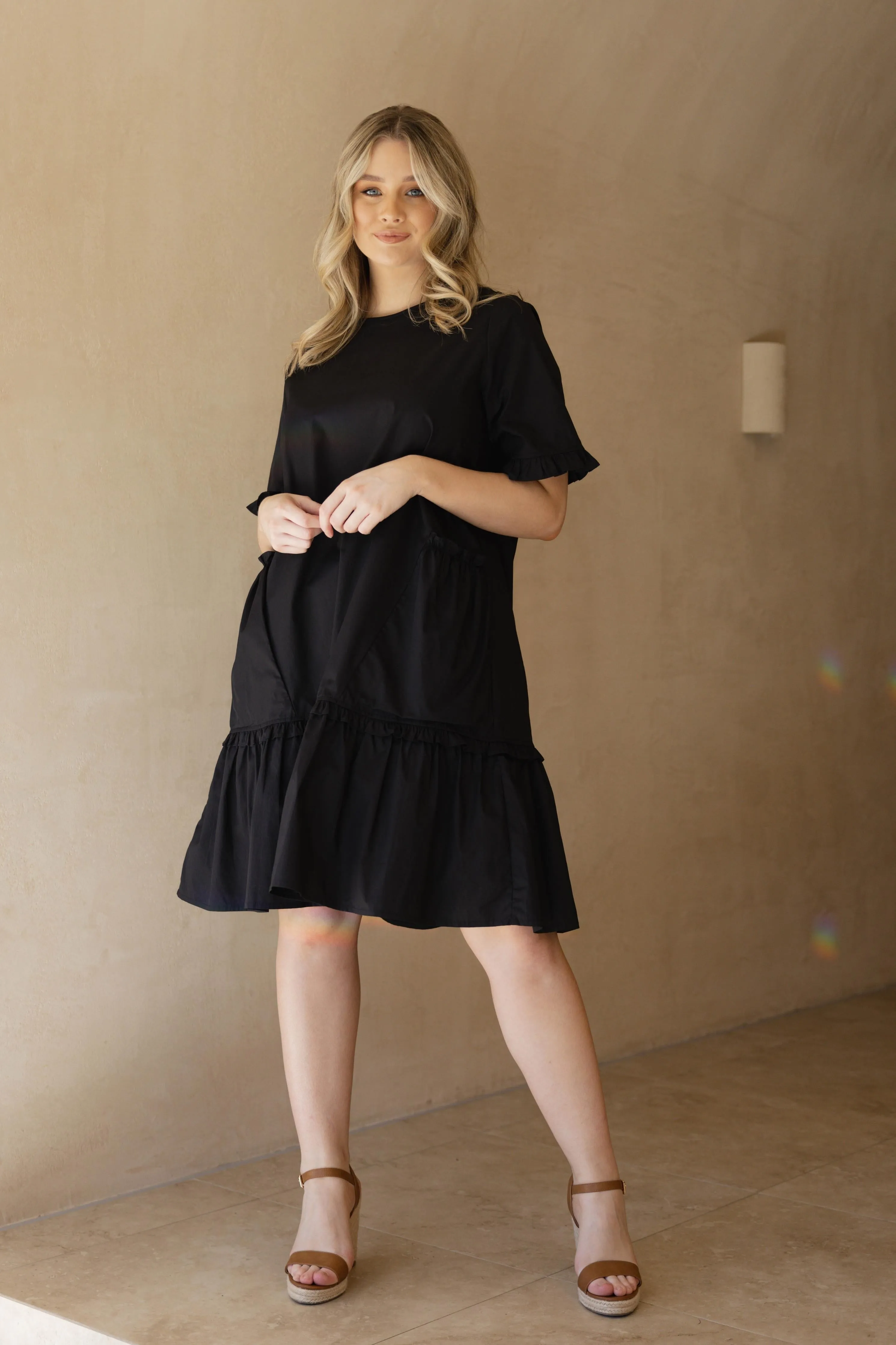 FINAL SALE Forever Dress in Black