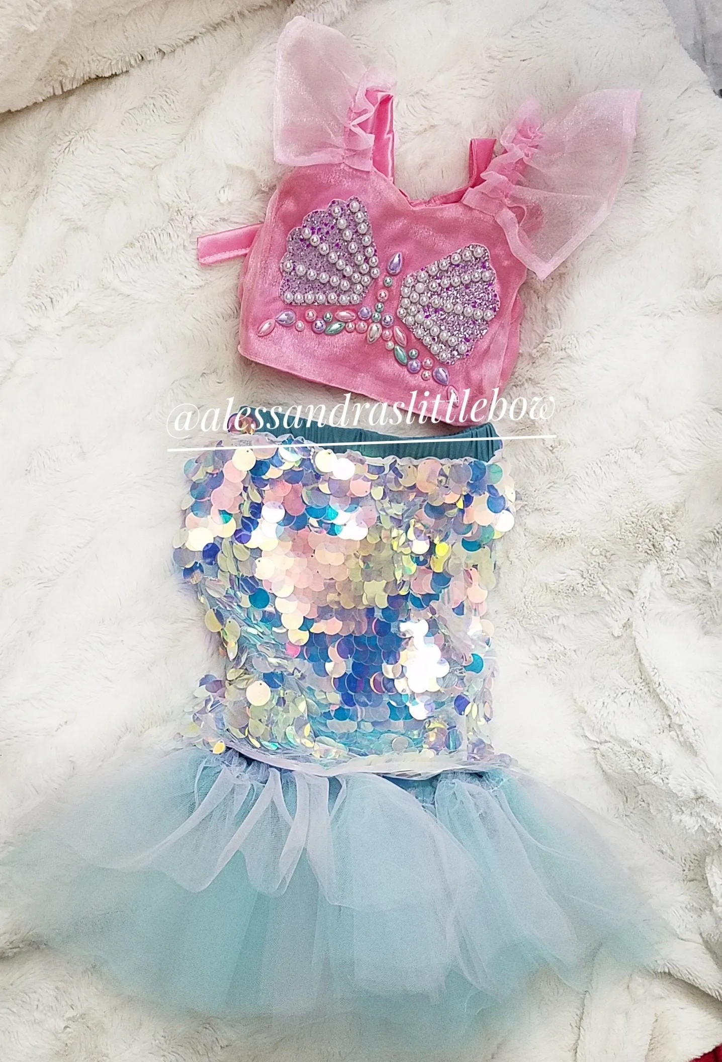 Girly Girl Mermaid Luxury Outfit