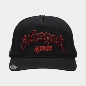 Godspeed GS Forever Trucker Hat Black/Red