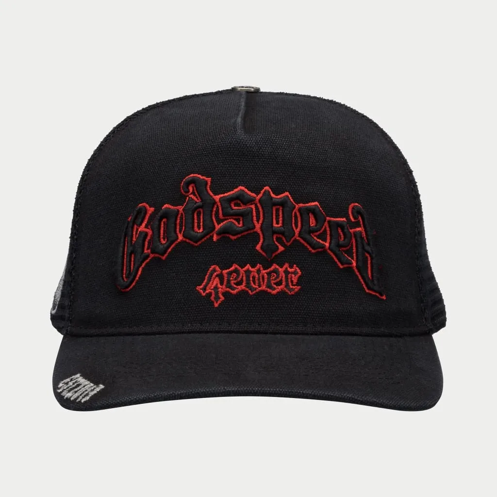 Godspeed GS Forever Trucker Hat Black/Red