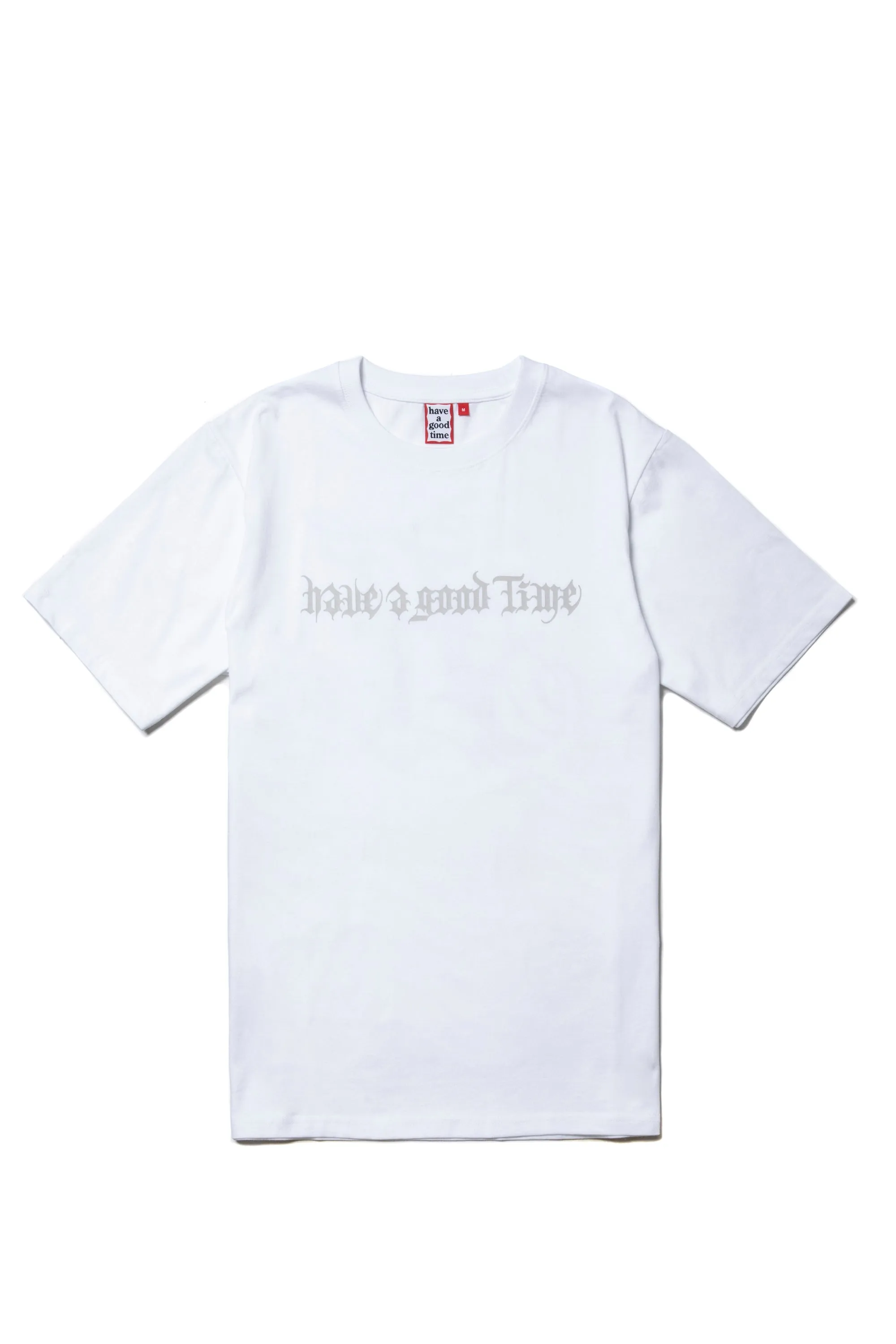 GOTHIC OLD ENGLISH SIDE LOGO S/S TEE WHITE