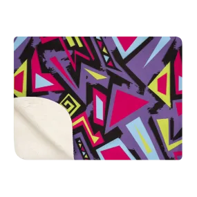 Graffiti - Luxury Sherpa Fleece Blanket