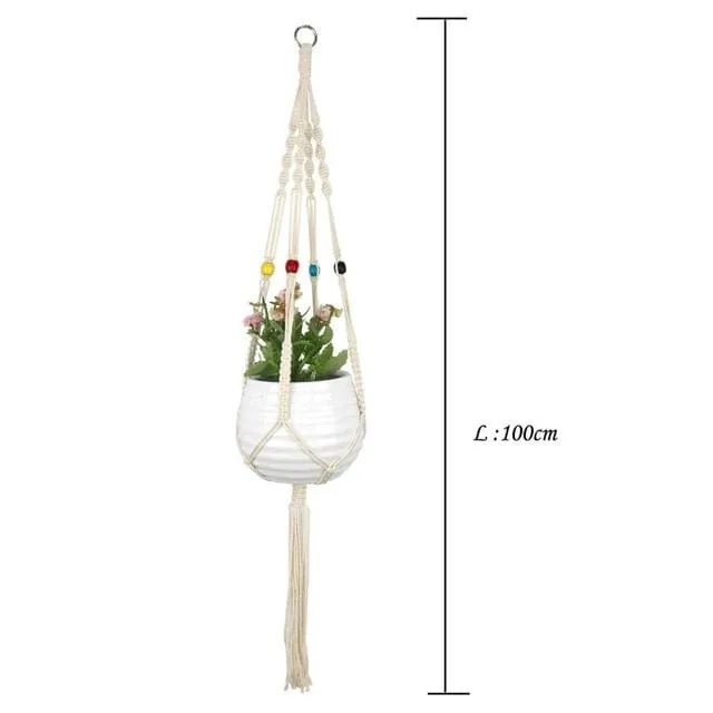 Handmade Macrame Plant Hanger - 21 Styles