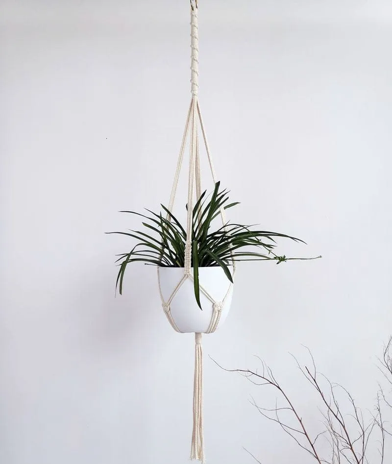 Handmade Macrame Plant Hanger - 21 Styles