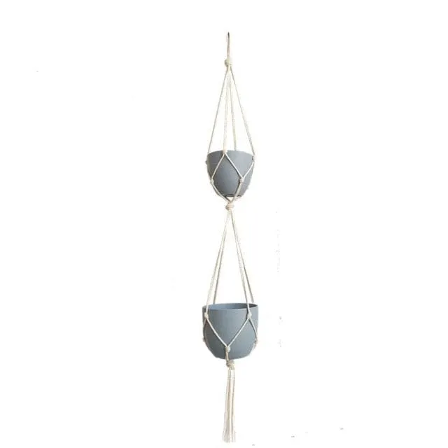 Handmade Macrame Plant Hanger - 21 Styles