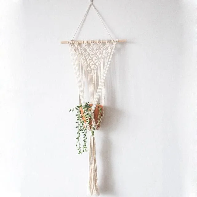 Handmade Macrame Plant Hanger - 21 Styles