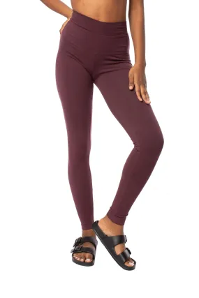 High Rise Ankle Legging (Style W-566, Plum) by Hard Tail Forever