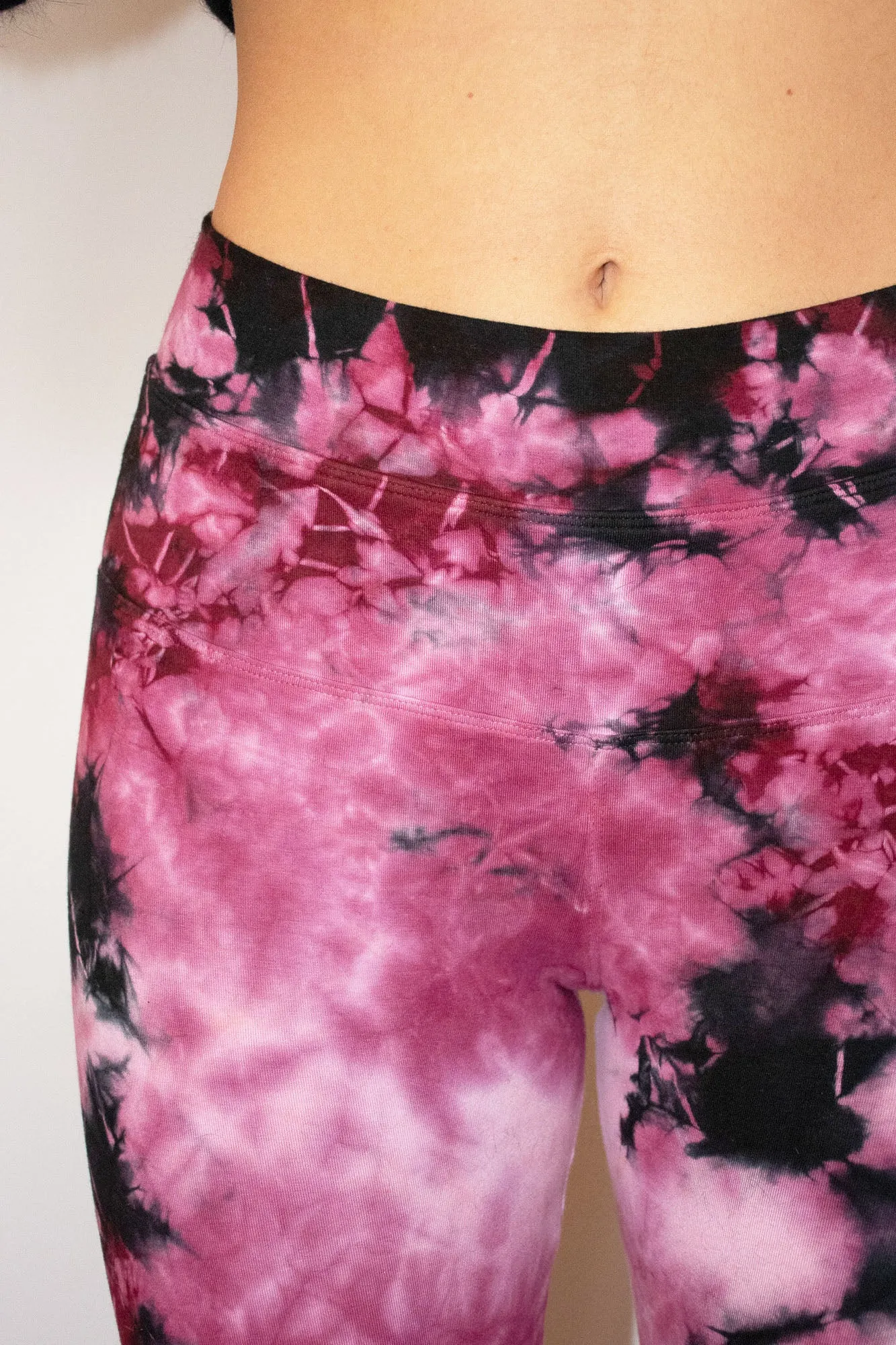 High Rise Capri Legging (Style W-614, Tie-Dye LIC2) by Hard Tail Forever