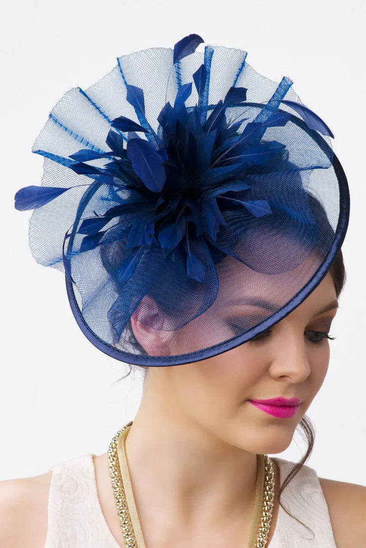 Isla Fascinator - Navy