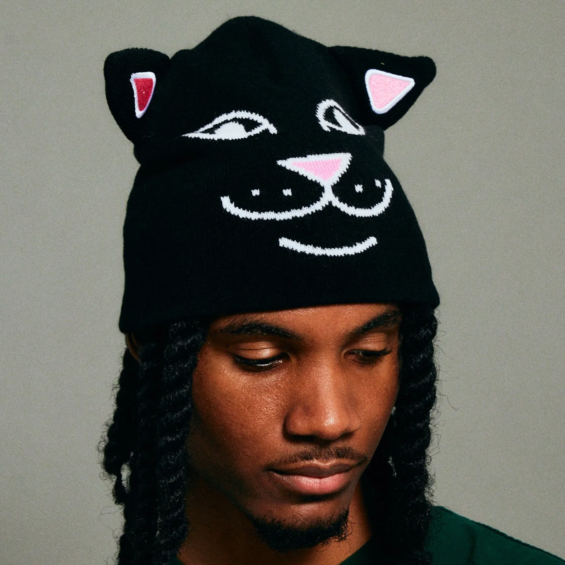 Jerm Face Beanie (Black)