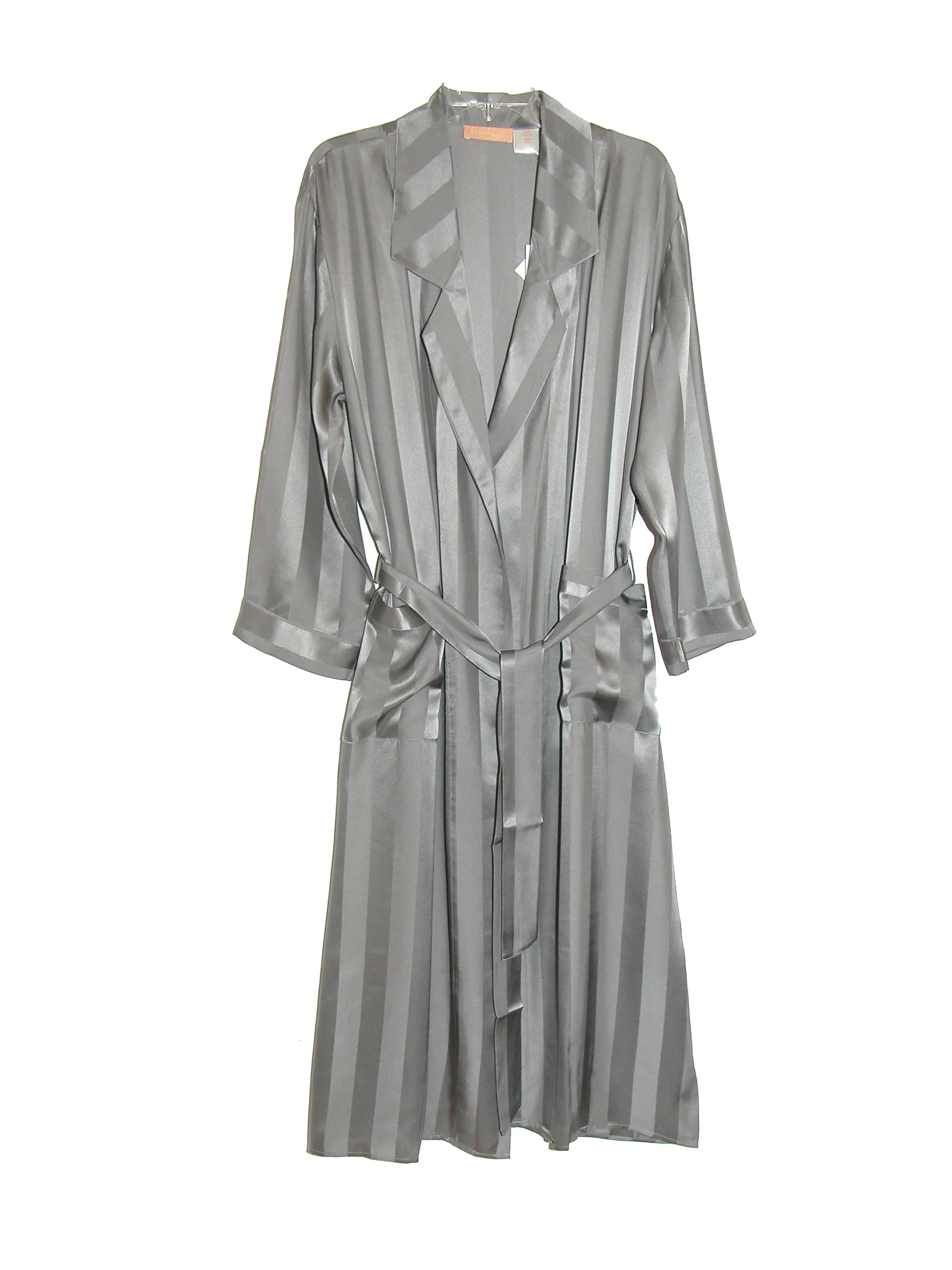 La Cera Long Silk Robe