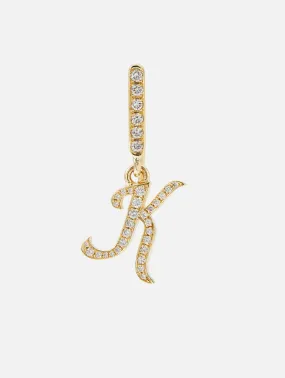 La Firma Diamond Initial Earrings