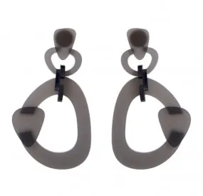 La Oscuridad Plexi Earrings