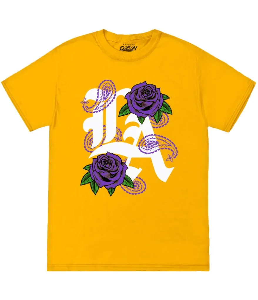 LA PURPLE ROSE TEE