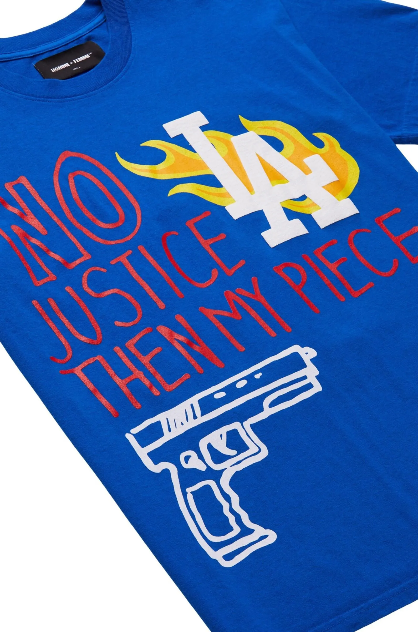 LA RIOT TEE BLUE