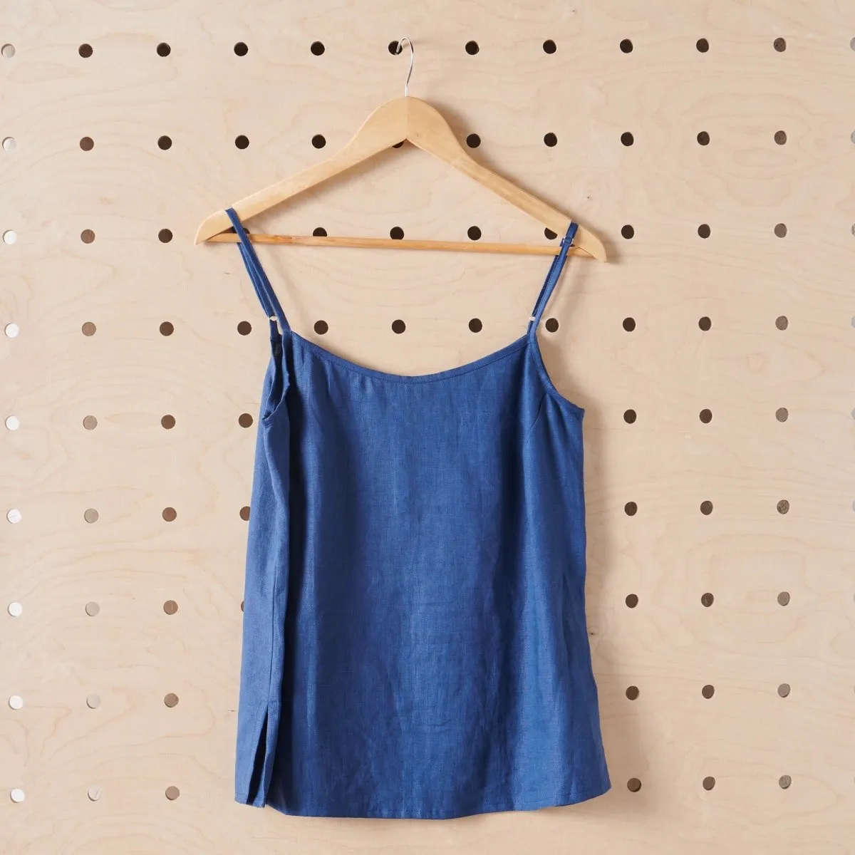 Linen Cami - Navy