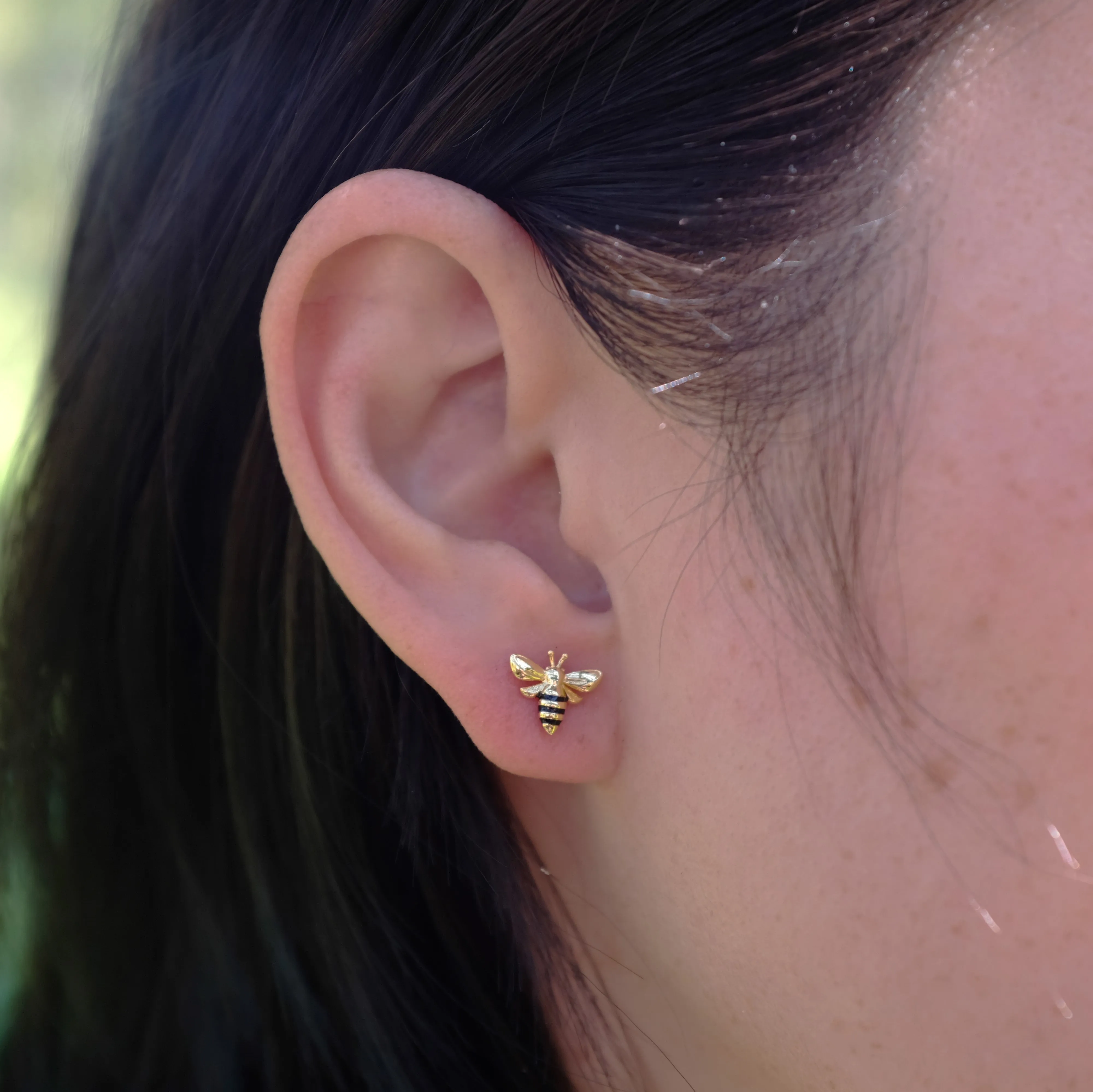 Luxury Queen Bee Earrings Gold *NEW* (Ships 5/1)