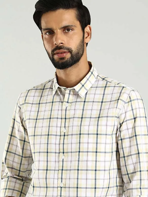 Men Checked Full Sleeve Cotton Shirt