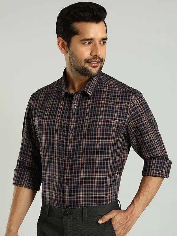 Men Checked Full Sleeve Cotton Shirt