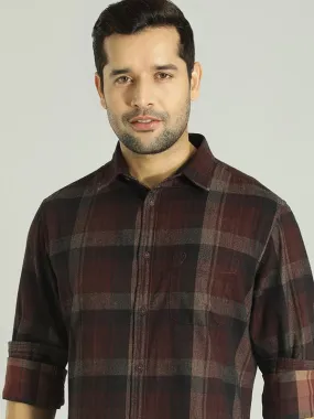 Men Checked Full Sleeve Cotton Shirt