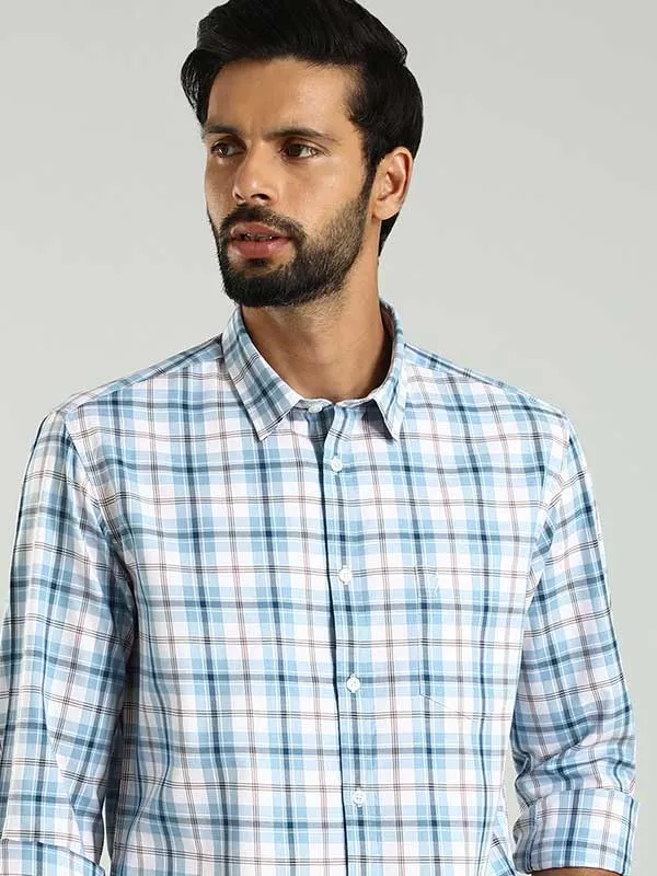 Men Checked Full Sleeve Cotton Shirt