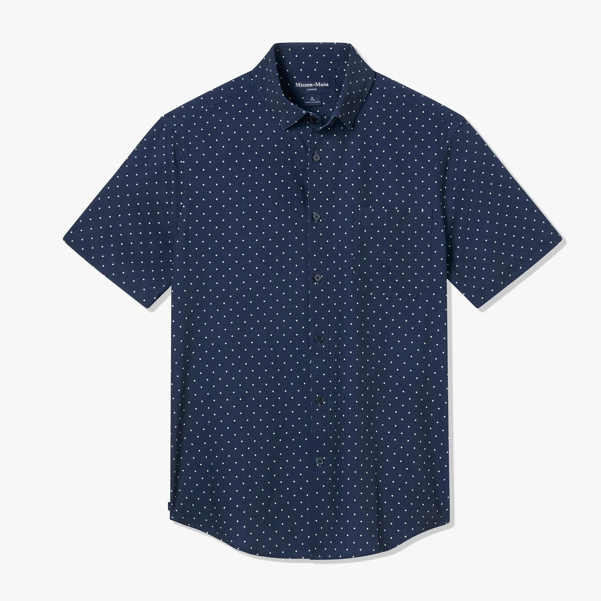 Navy Polka Dot