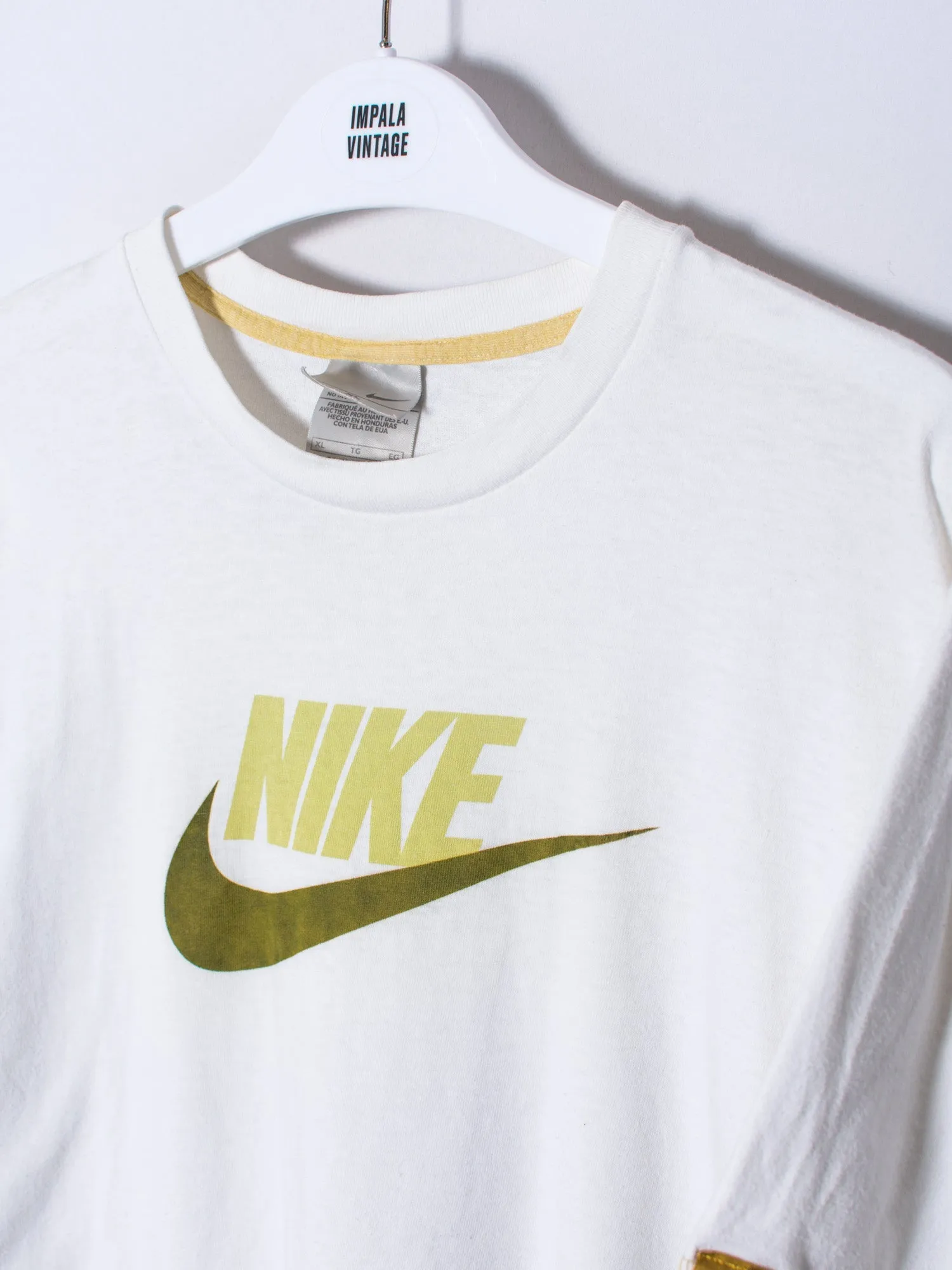 Nike White Cotton Tee