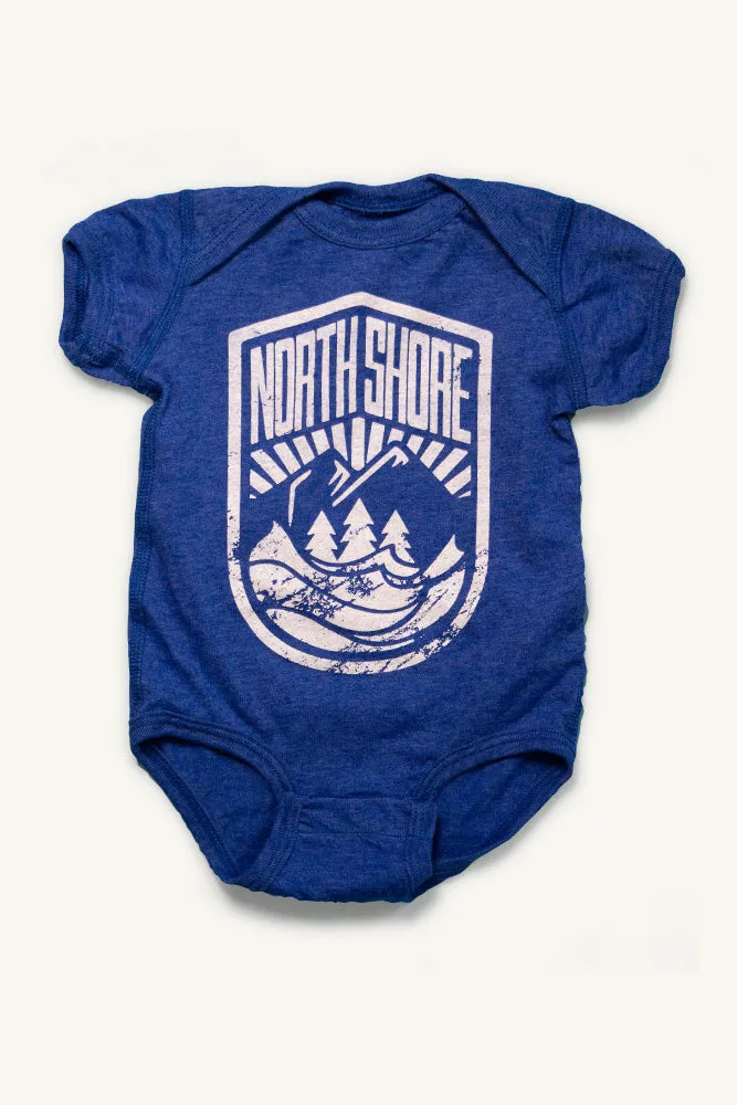 North Shore Crest Onesie