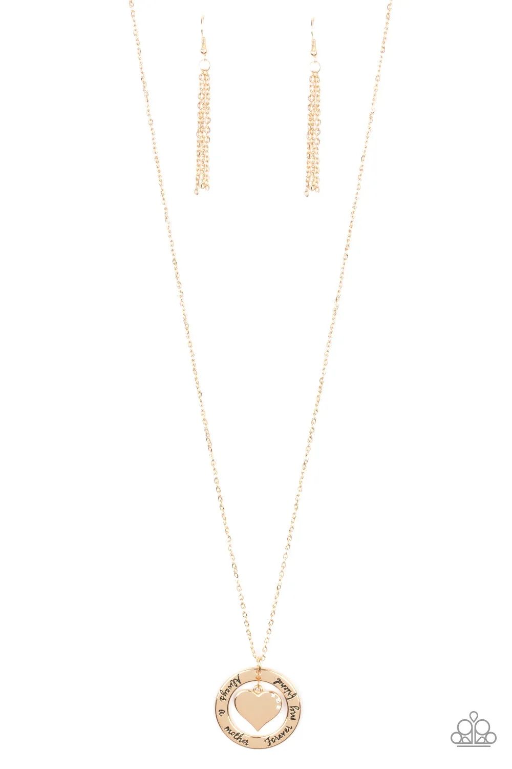 Paparazzi Accessories - Always A Mother, Forever My Friend - Gold Necklace