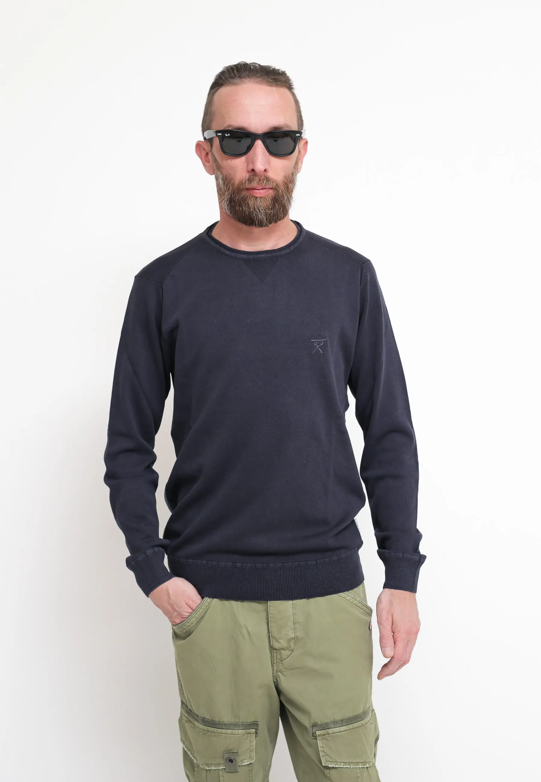 Paricollo Cotone - Navy