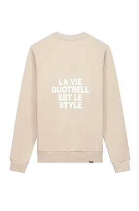 Quotrell La Vie Crewneck