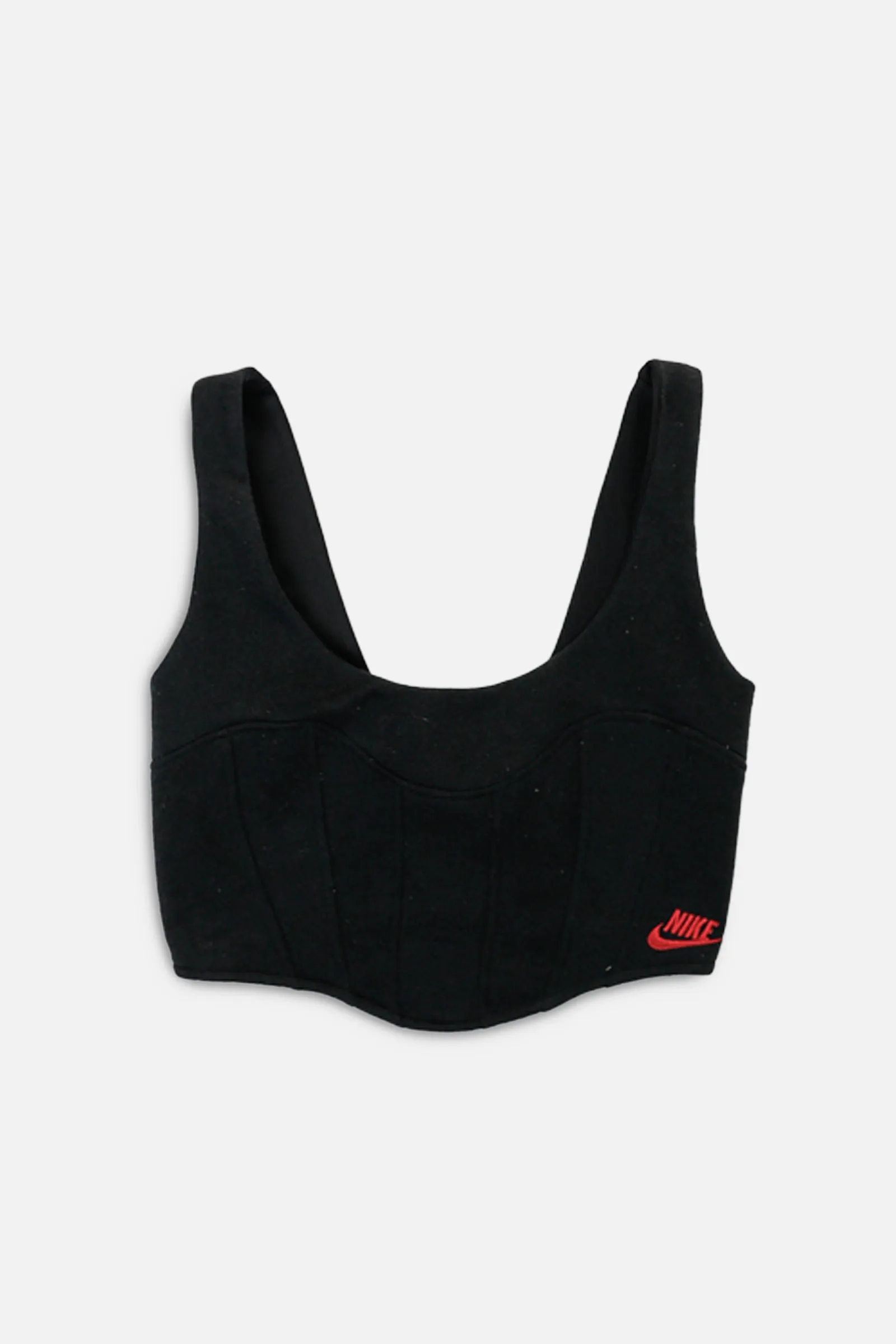 Rework Nike Sweatshirt Bustier - XS