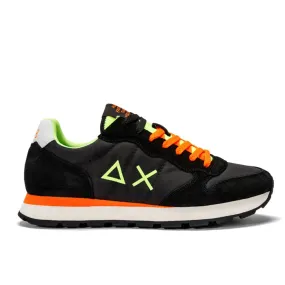 Scarpe Uomo Sun68 Sneakers Tom Fluo Nero - Z34102