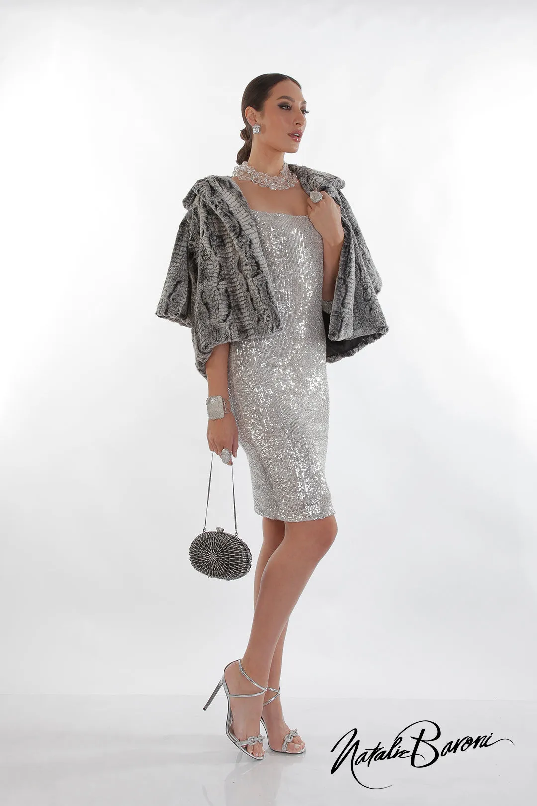 Sequin Cocktail Dress - La Scala