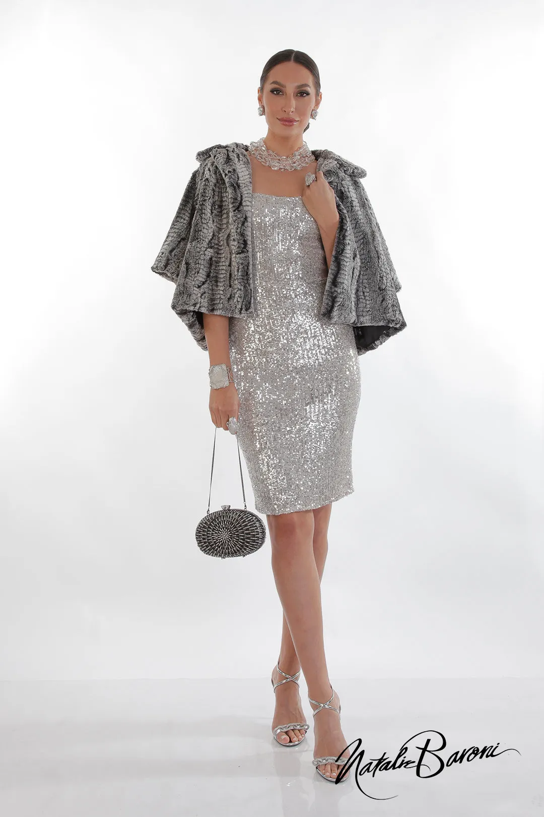 Sequin Cocktail Dress - La Scala