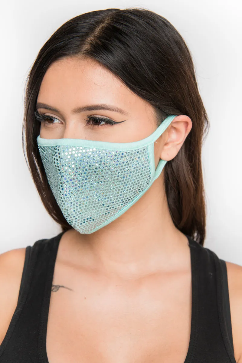 Sequin Face Mask