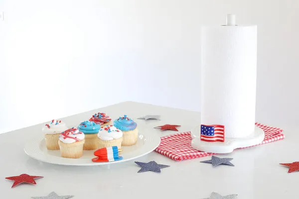 Stars and Stripes Forever USA Flag Mini by Nora Fleming