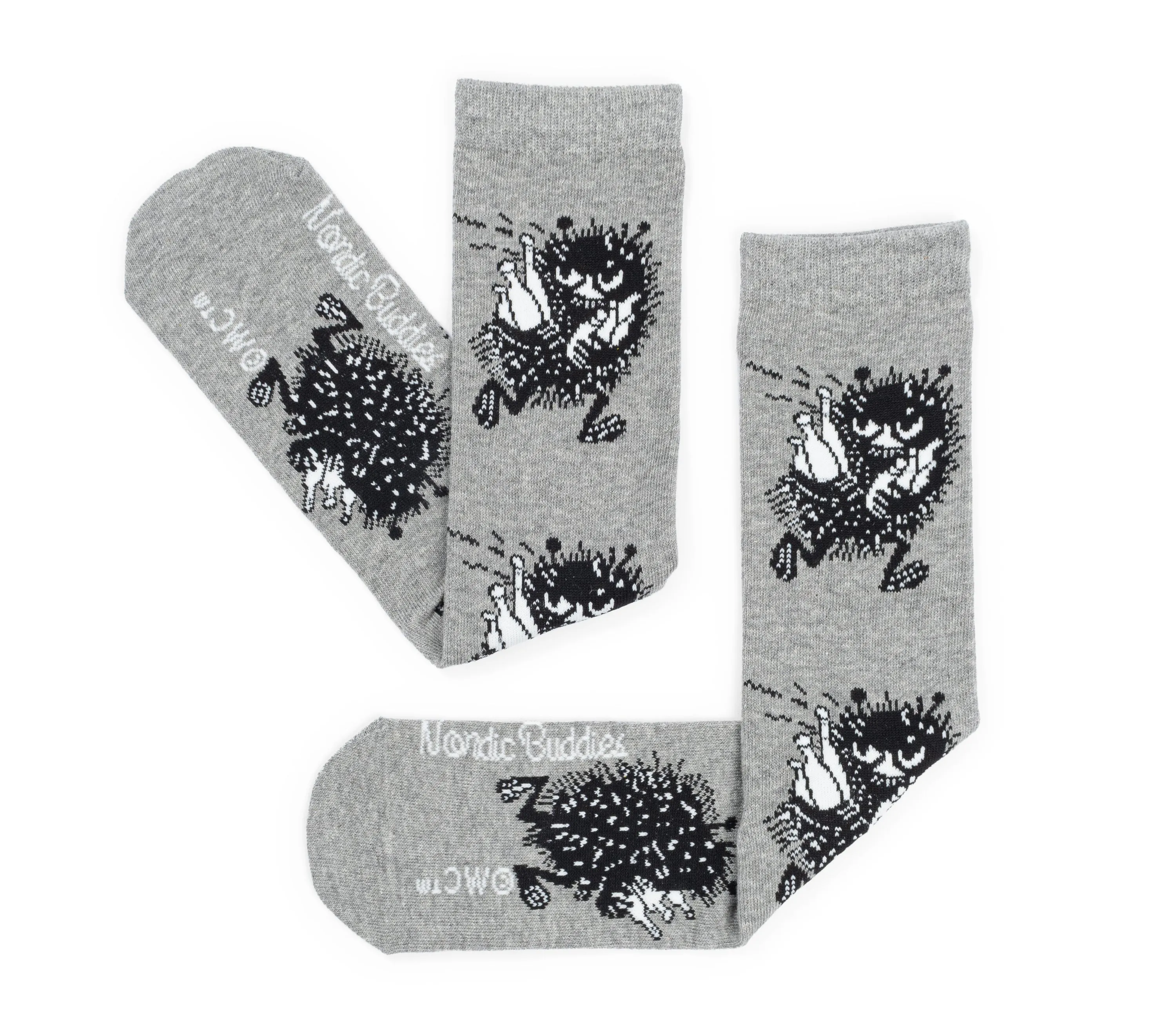 Stinky`s Getaway Men Socks - Grey