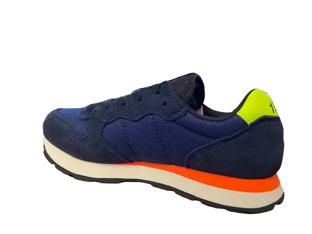 Sun68 boys' sneakers Tom Fluo Z42302T 07 navy blue