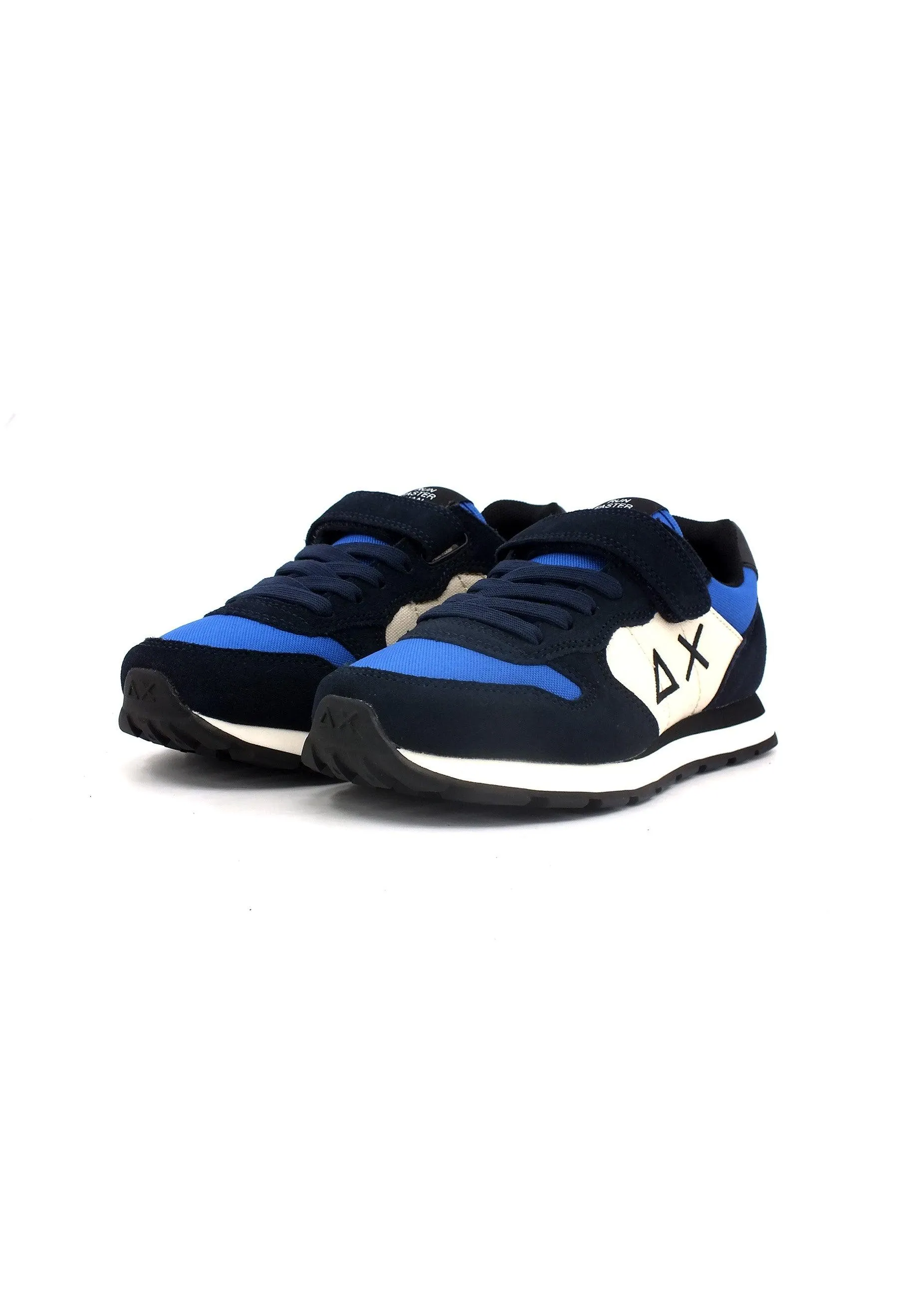 SUN68 Boy's Tom Color Sneaker Bimbo Navy Blue Z43307K