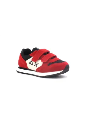 SUN68 Boy's Tom Color Sneaker Bimbo Rosso Z43307B