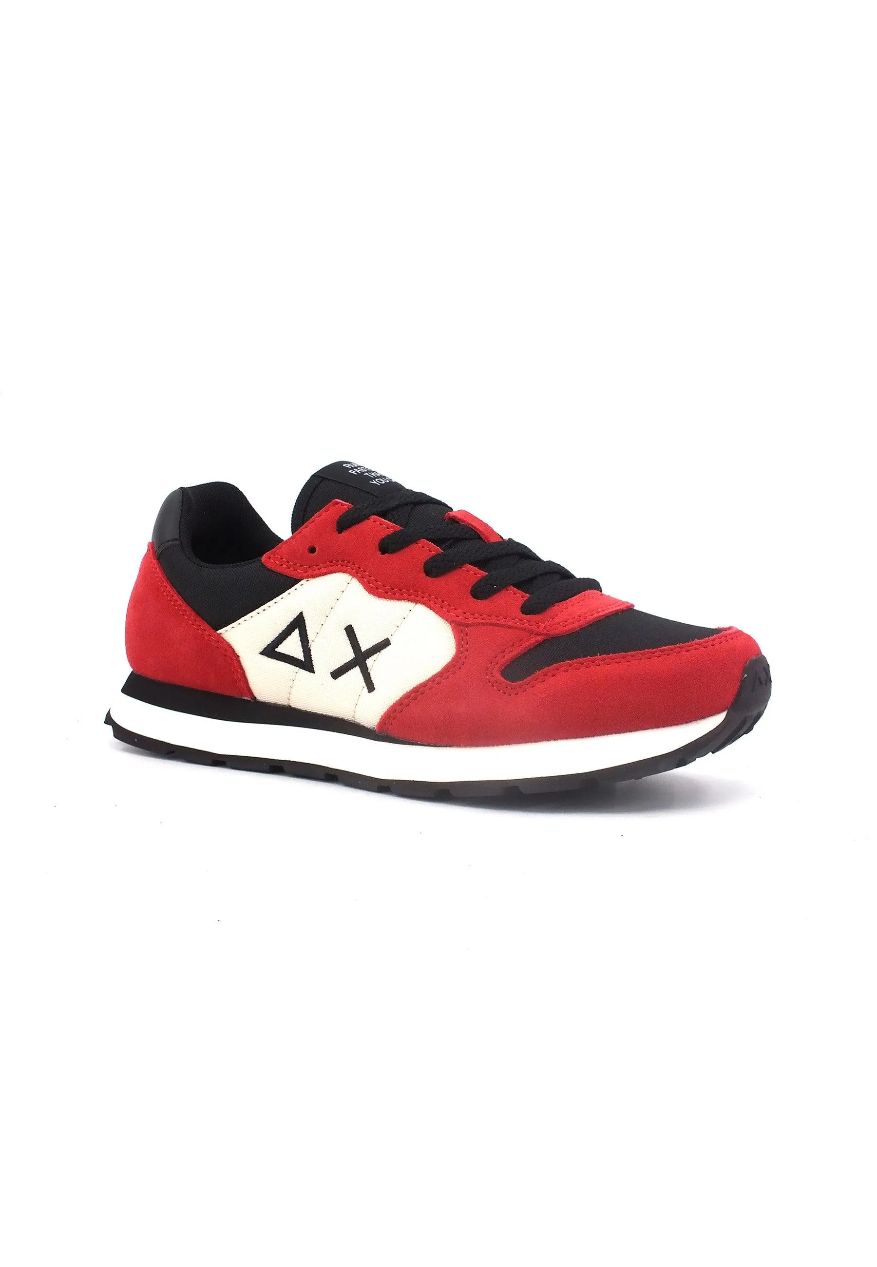 SUN68 Boy's Tom Color Sneaker Bimbo Rosso Z43307T