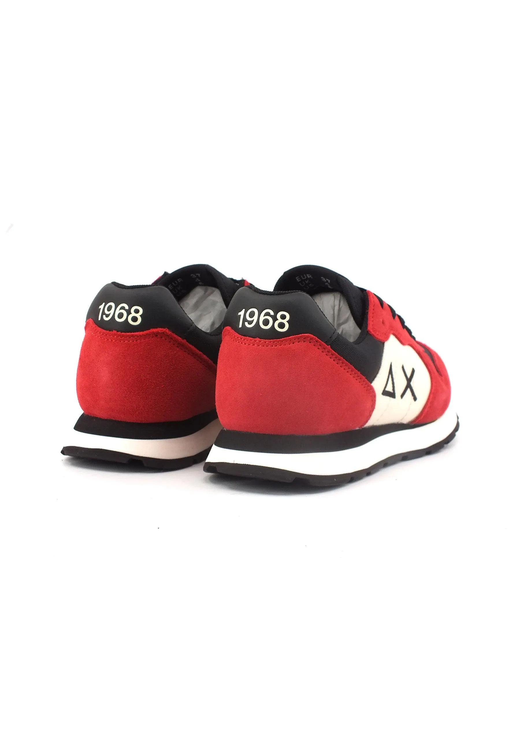 SUN68 Boy's Tom Color Sneaker Bimbo Rosso Z43307T