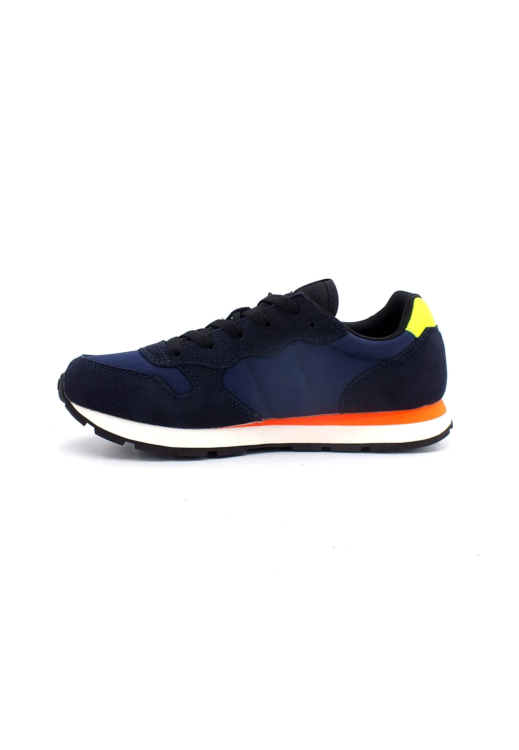 SUN68 Boy's Tom Fluo Sneaker Bimbo Navy Blue Z42302T