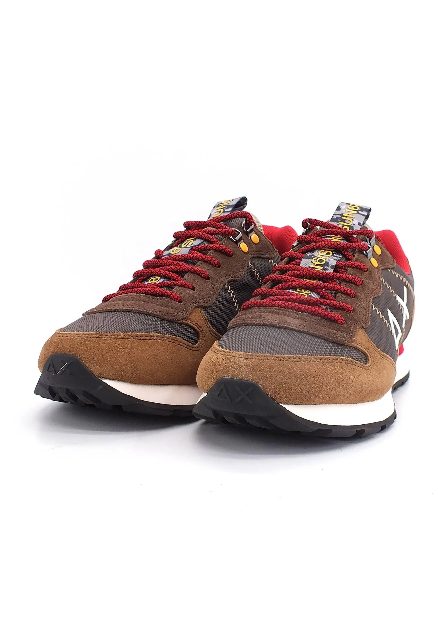 SUN68 Tom Goes Camping Sneaker Uomo Marrone Z42110