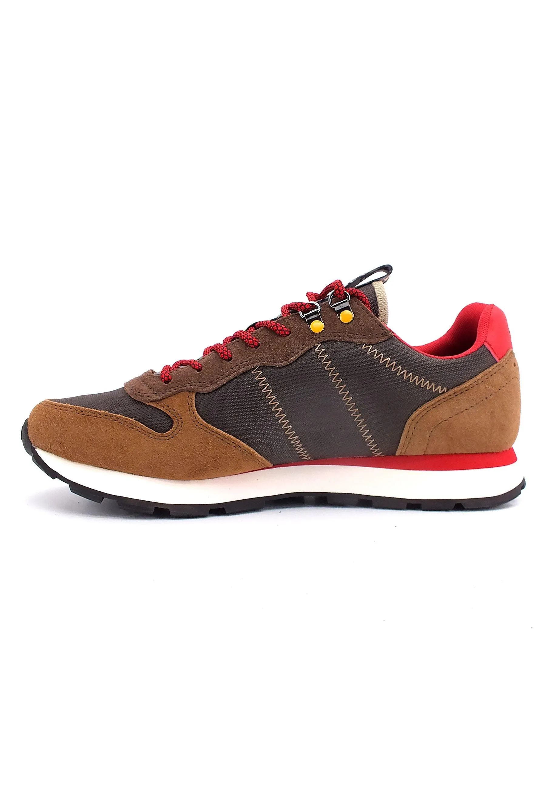 SUN68 Tom Goes Camping Sneaker Uomo Marrone Z42110