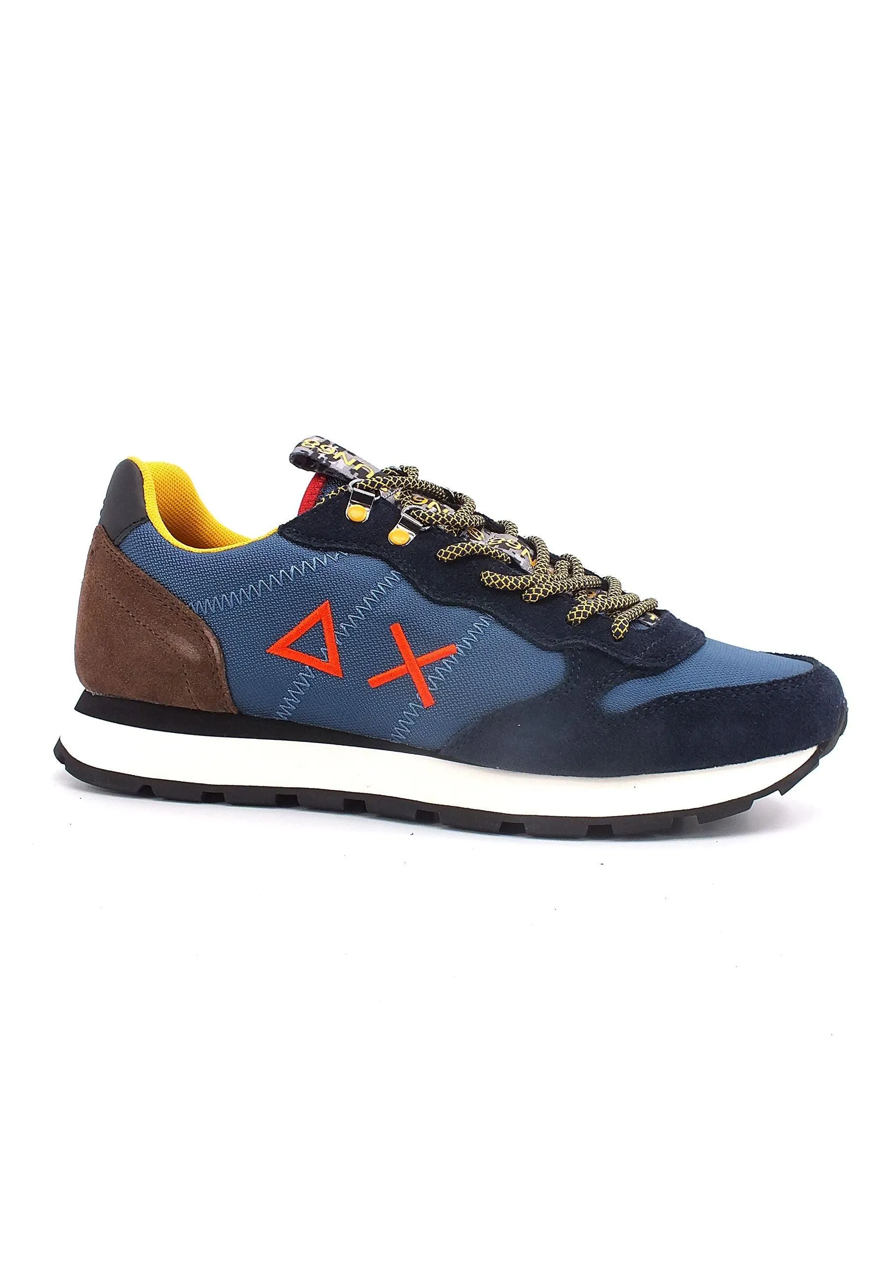 SUN68 Tom Goes Camping Sneaker Uomo Navy Blue Z42110