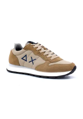 SUN68 Tom Solid Sneaker Uomo Beige Scuro Z43101