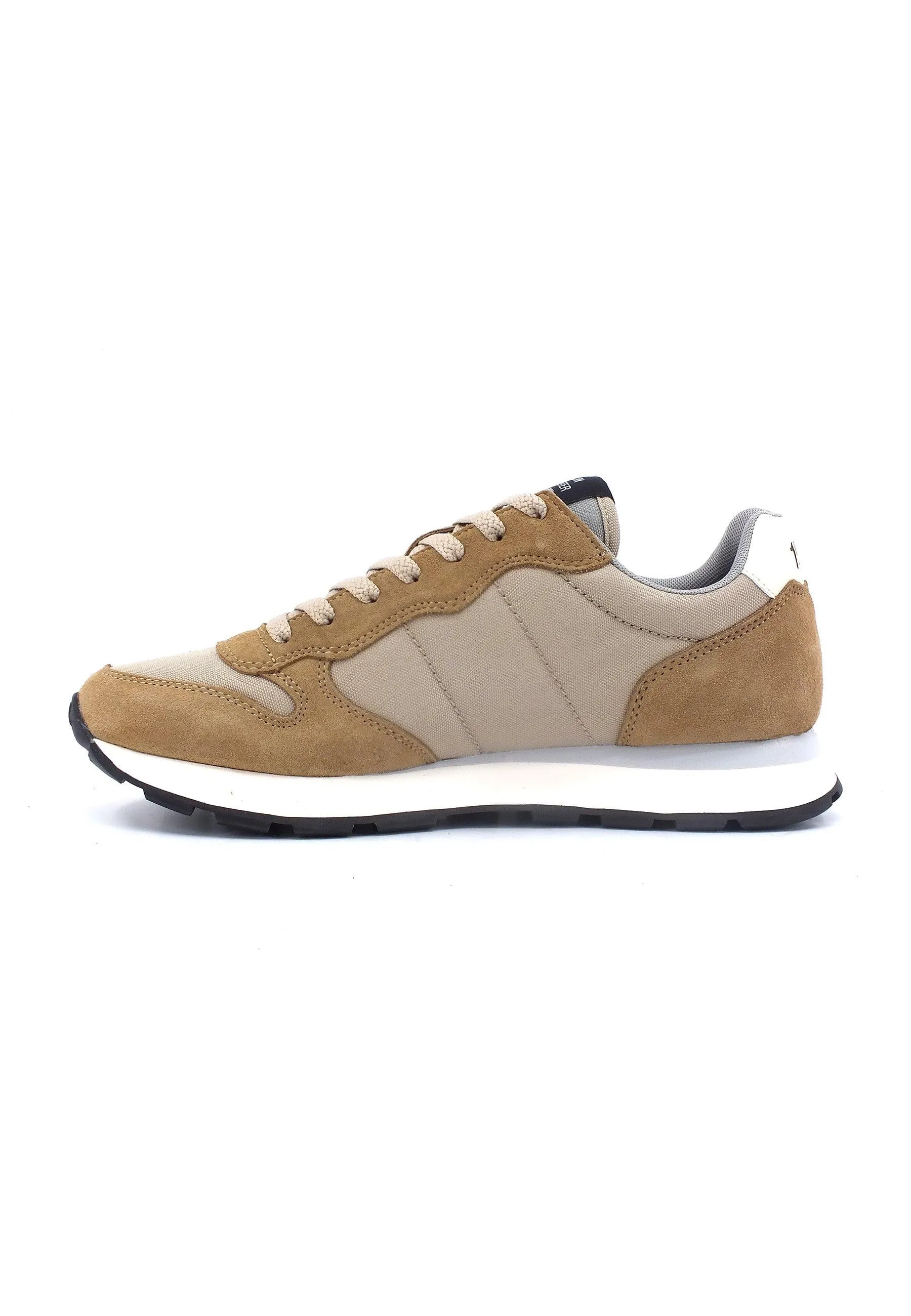 SUN68 Tom Solid Sneaker Uomo Beige Scuro Z43101